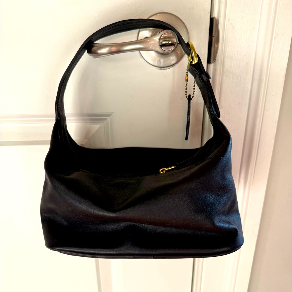 Coach Genuine Leather Mini Hobo Bag